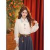 DaYuanSAD Embroidered Lace Long-Sleeved Women's Shirt #G15076