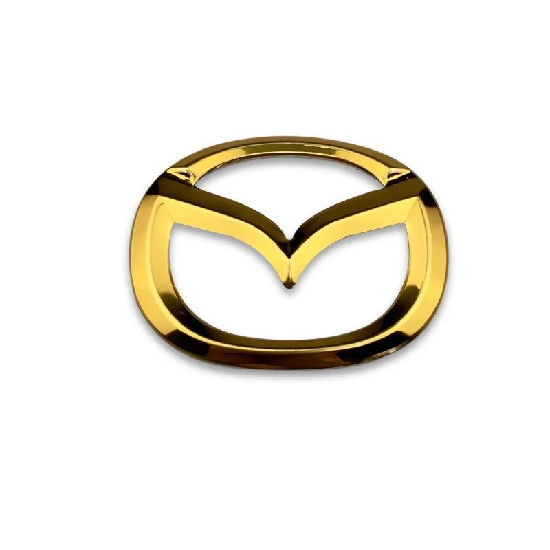 1pc ABS Car Steering Wheel Center Emblem Sticker for Mazda 3 CX3 CX4 CX5 CX7 CX8 CX9 CX30 RX7 Atenza Axela Interior Decoration