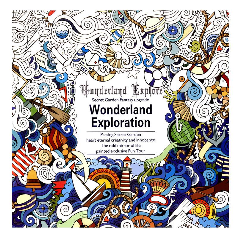Secret Garden Coloring Book: Stress Relief and Creative Doodle for Adults and Children