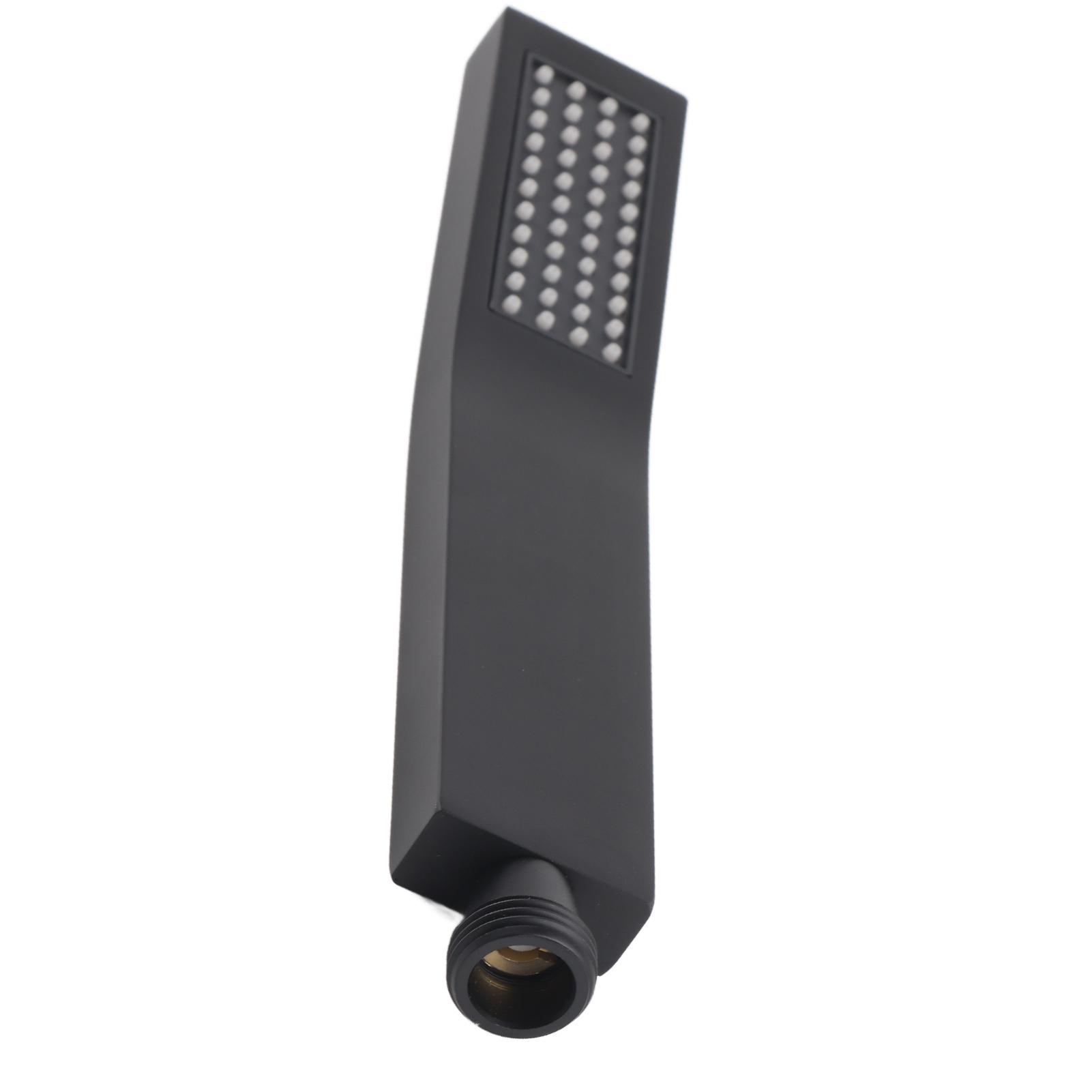 

Matte Black Brass Chromeplated Handheld Shower Head Bathroom Sprayer Handshower