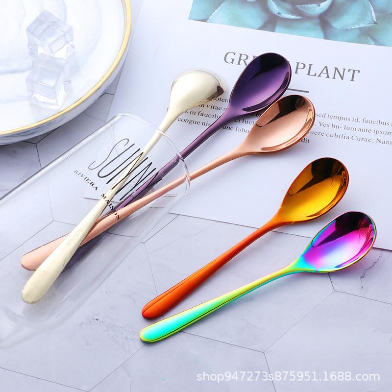 304 Stainless Steel Long Handle Coffee Stirring Spoon