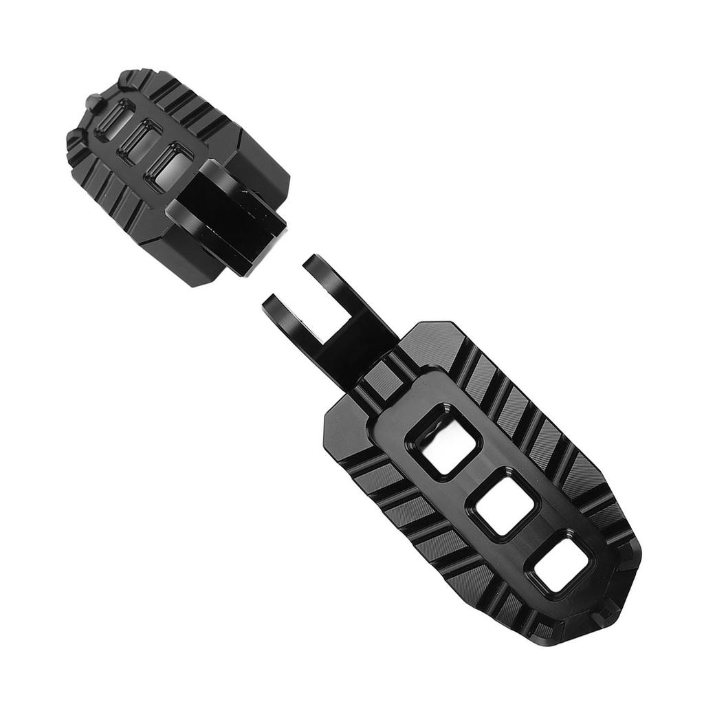 1 Paar Motorrad-Fußrasten vorne CNC6063 Aluminiumlegierung 10 mm Höherlegung Fußrasten Ersatz für Scrambler 400X 2023 bis 2025