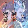 Nezha & Ao Bing Keychain: Demon Child Lotus Cake Pendant from National Animation