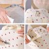 Cute Floral Printed Food Handbags Portable Thermal Lunch Bag Durable Waterproof Office Cooler Ice Insulated Case Camping Ins Bag