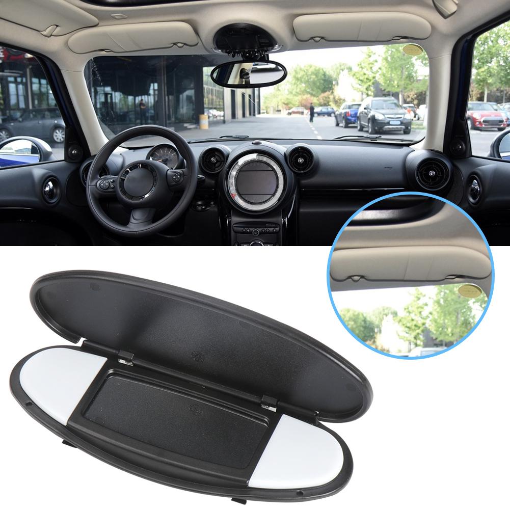Makeup Mirror Cover Replacement Car Makeup Mirror Sun-Shading Visor Auto Accessories for BMW Mini R55 R56 R60 2007-2014