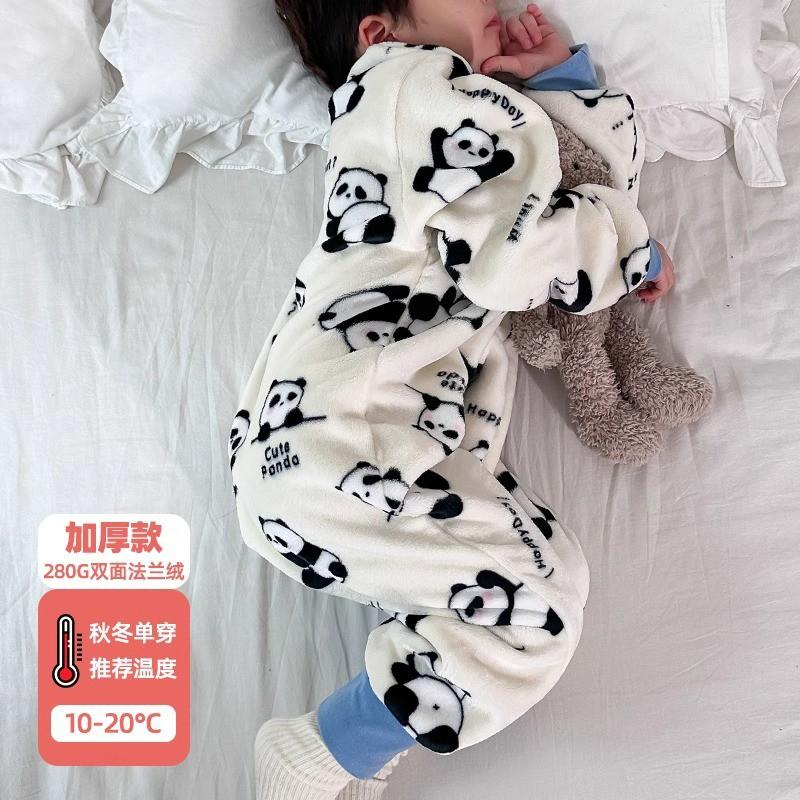 Baby Flannel Sleep Sack Thick Warm Split Leg Wearable Blanket Toddler Infant Kids