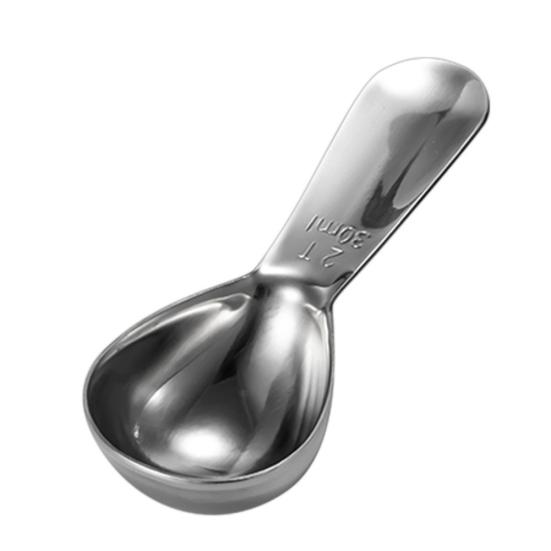 

15/30 мл многоразовая мерная ложка для кофе из порошковой стали из нержавеющей стали, мерная ложка