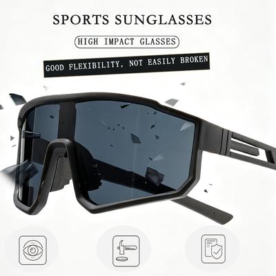 Oversize Frame Cycling Goggole UV400 Windproof High Impact Glasses HD Anti-glare Men Driving Eyeglasse Skiing Outdoor Sunglasses