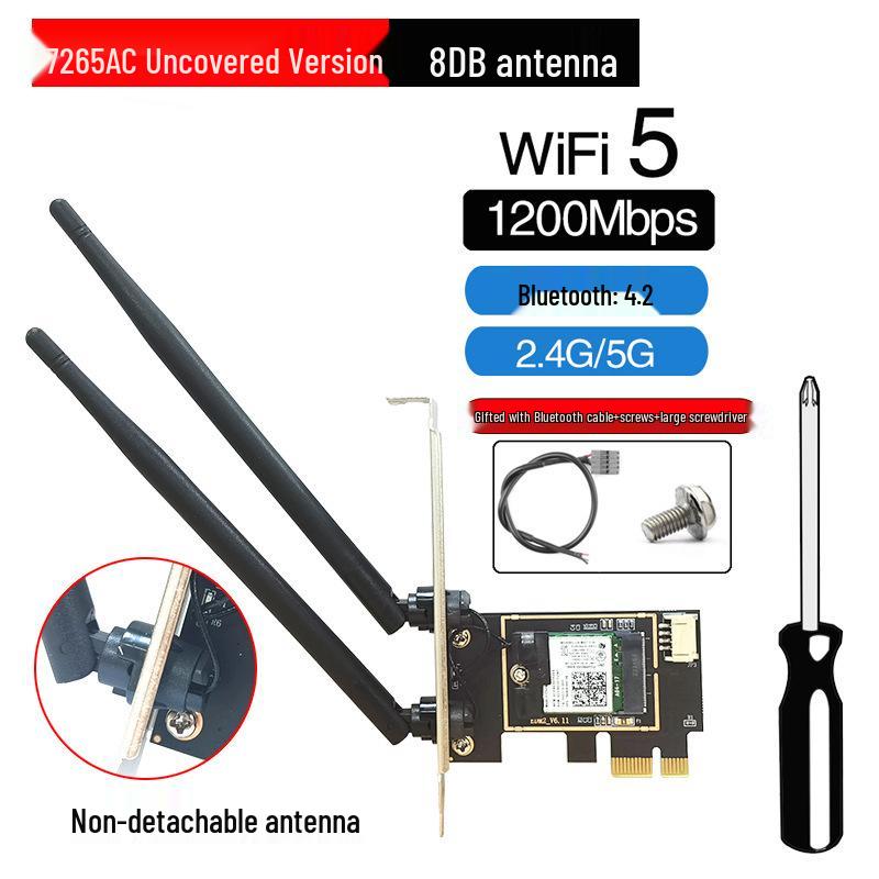 AX1800 WiFi 6 Dual-Band PCIe Desktop Wireless Network Card with Bluetooth 5.2