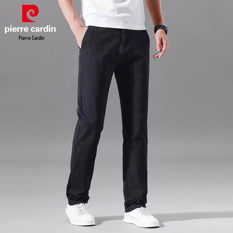 Pierre Cardin Men's Summer Casual Stretch Straight-Leg Pants