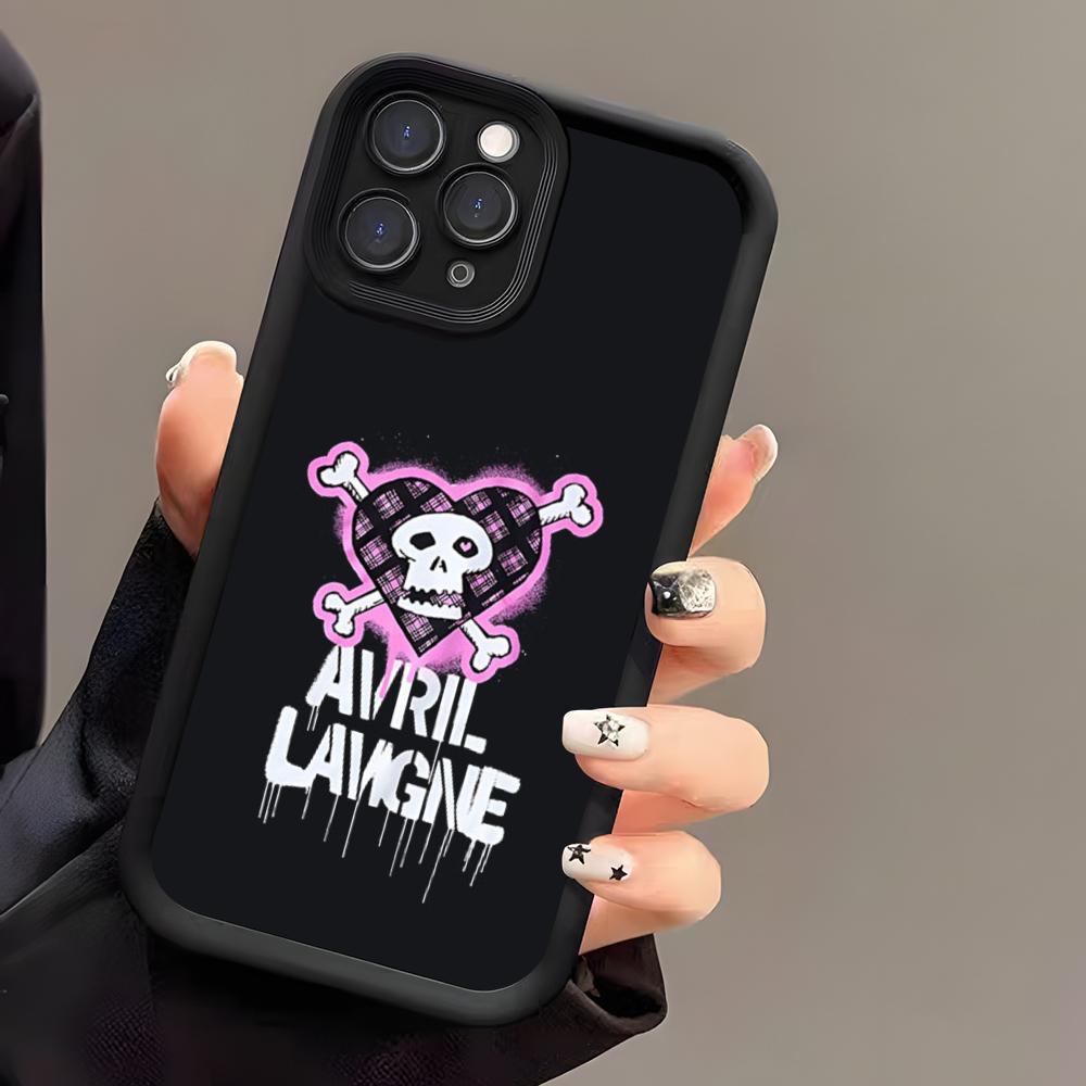 Singer Avril Lavigne Phone Case For IPhone 17 Air 16 E 15 14 Plus 13 12 11 Pro Max Black Sky Eye Stepped Protective Case