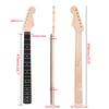21-fret Maple St Electric Guitar Neck Rosewood Fretboard 9.5" Radius Music Instrument Replacement Parts