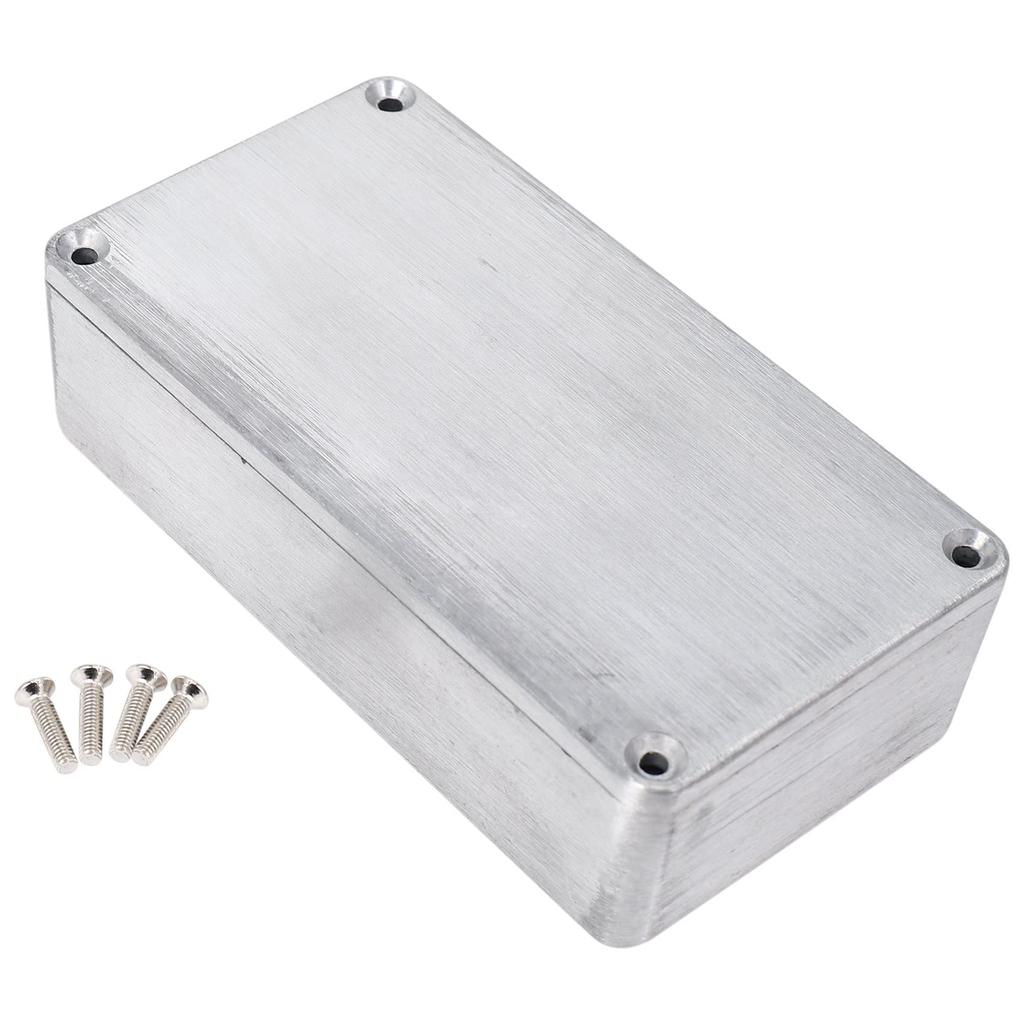 Ahvqevn Guitar Effect Pedal Aluminum Stompbox Enclosure for DIY Guitar Pedal Kit 1590B 5-Piece