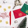 500pcs 1 Inch Round Transparent Merry Christmas Stickers Self Adhesive Holiday Stickers For Christmas Decor Wedding Party Cards