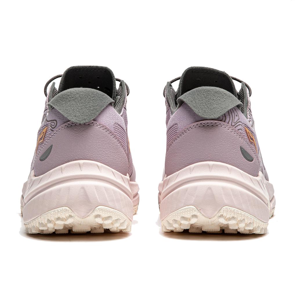 New LiNing Yijie Lite V3 Anti Slip Wear Resistant Low Top Hiking Shoes Women's Moonlight Purple AHTU002-1