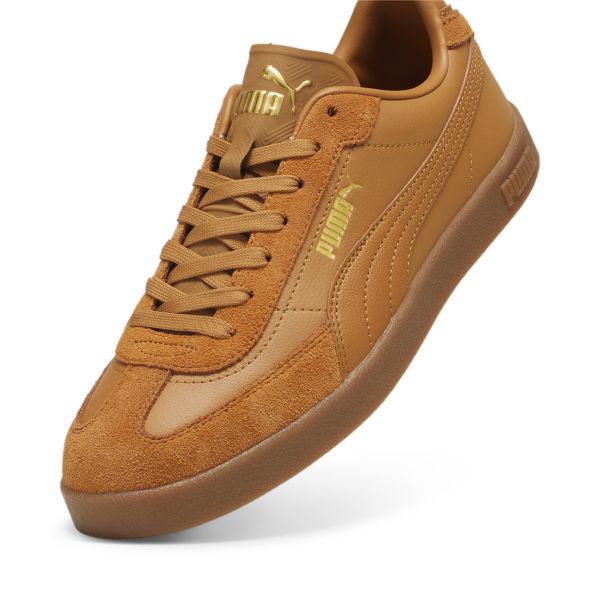Puma Club II Era Classic Comfortable Low-Top Sneakers Men sneakers Brown 397447-03