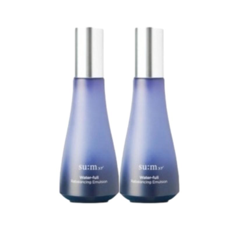SU:M37 Water‑Full Rebalancing Emulsion 120ml – Lightweight Moisture Lotion with Fermented Bamboo & Lotus, Balancing Hydration & Soothing