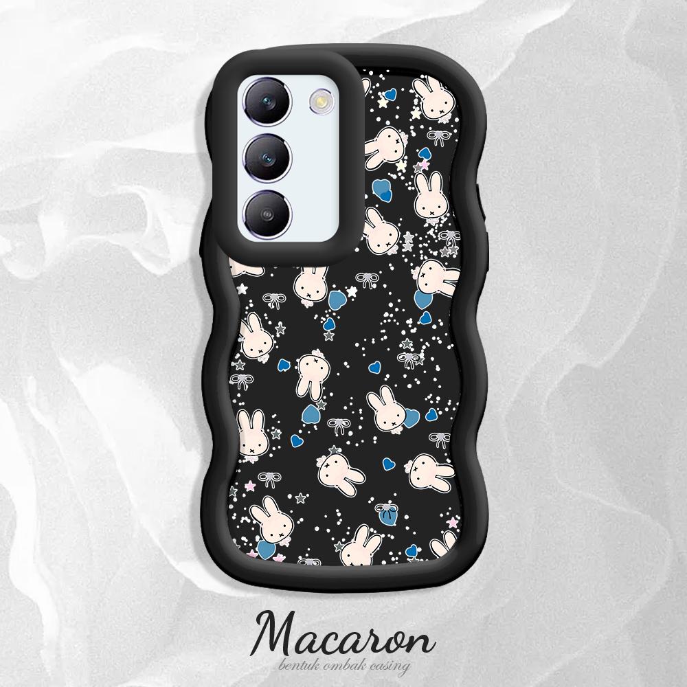 

Окрашенный узор Big Wave Edge Мягкий силиконовый материал Macaron чехол для телефона противоударный защитный резиновый чехол для OnePlus Vivo Motorola Moto Vivo Y21E