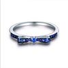 Anelli Autentici in Argento S Fiocco per Donna Raffinato Spinello Impilabile Anello degli Innamorati Matrimonio Compleanno Regalo Fine