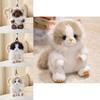 Cute Plush Cat Pendant With Long Plush Material For Gift And Backpack Decoration