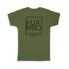 Gift T-Shirt : HUAMBO Angola Square Modern Minimalist Font