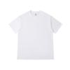 Gram heavy solid color crew neck T-shirt loose men's and women's same group clothes short-sleeved fashion versatile cultural shirt
