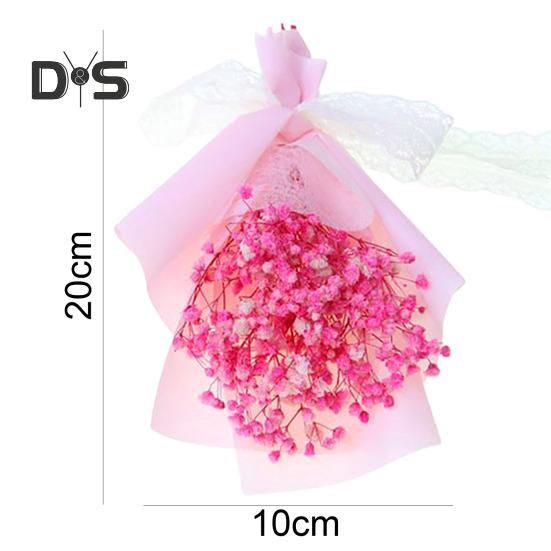 HOW-E Gypsophila Romantická přírodní sušená květina Babysbreath květinová dekorace