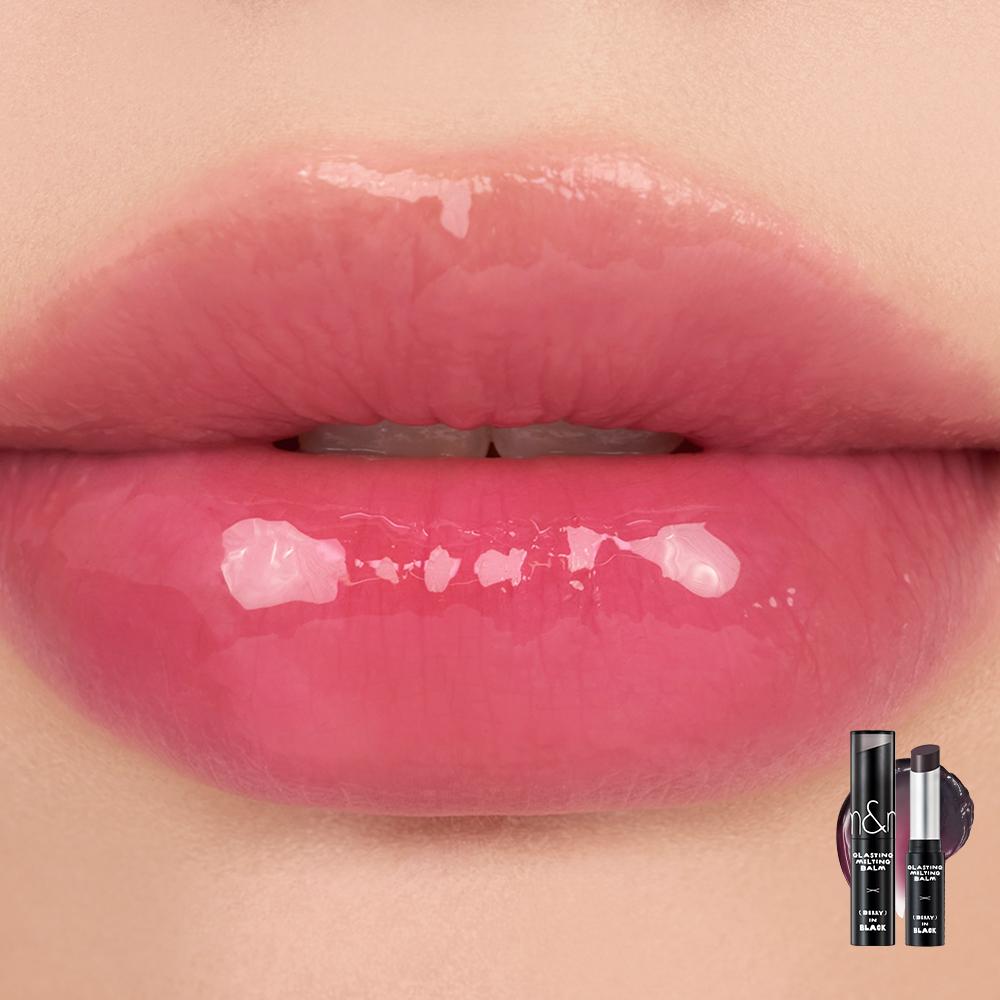 Rom&nd INAPSQUARE Glasting Melting Balm  3.5g– Korean Hydrating Lip Balm with Glossy Finish – Natural Nude & Pink Shades – Trending K-Beauty Gift