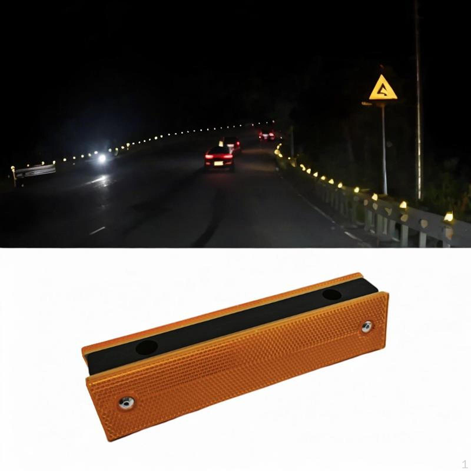 

Двусторонний прямоугольный профиль Маркер для проезжей части Светоотражающий Маркер для туннельной стены для автомагистралей Yellow