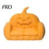 Realistic Pattern Jewelry Dish Halloween Tray, 3D Printed Ghost Pumpkin Couch Shaped Trinket Dish, Durable Holiday Serving Tray Gothic Small