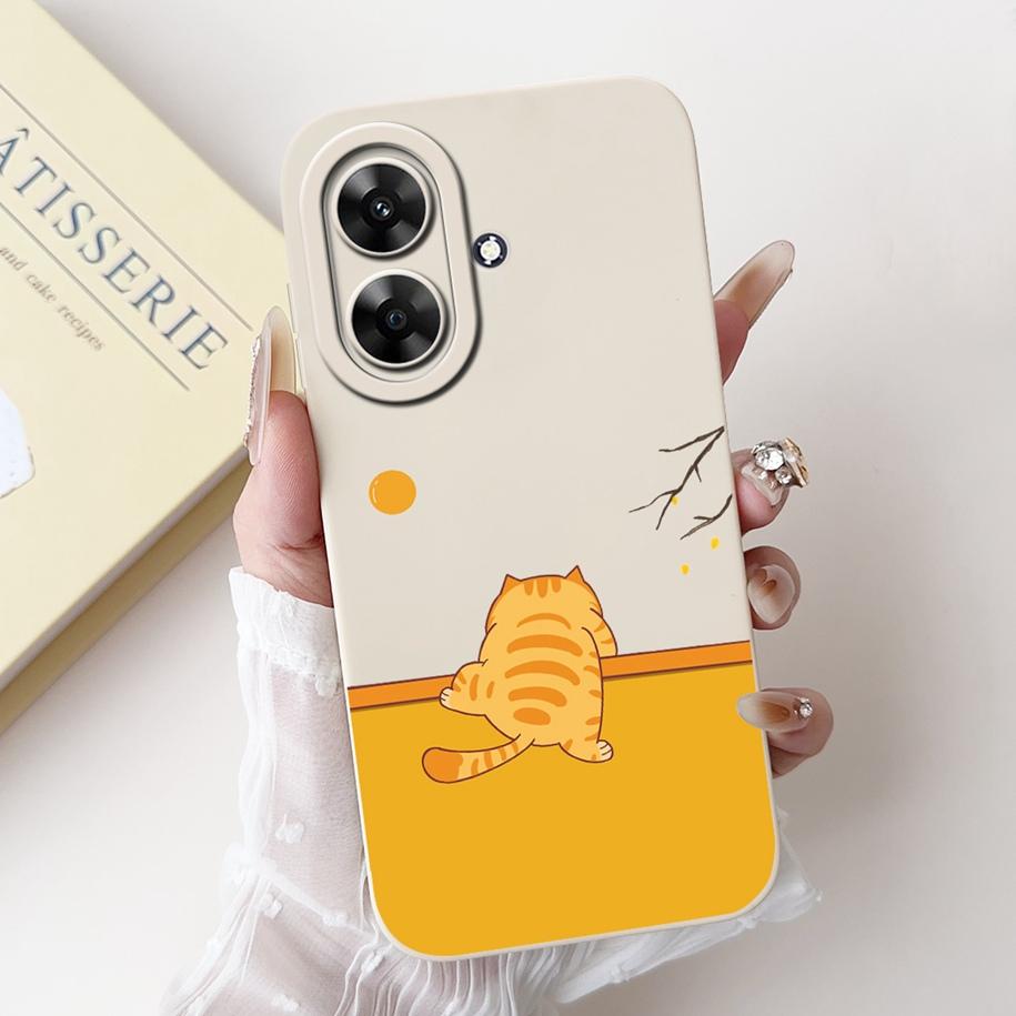 

For Realme Note 60 2024 Case Cute Panda Soft Smooth Liquid Silicone Protective Cover For Realme Narzo N61 Funda Note60 4G Bumper Realme Note 60