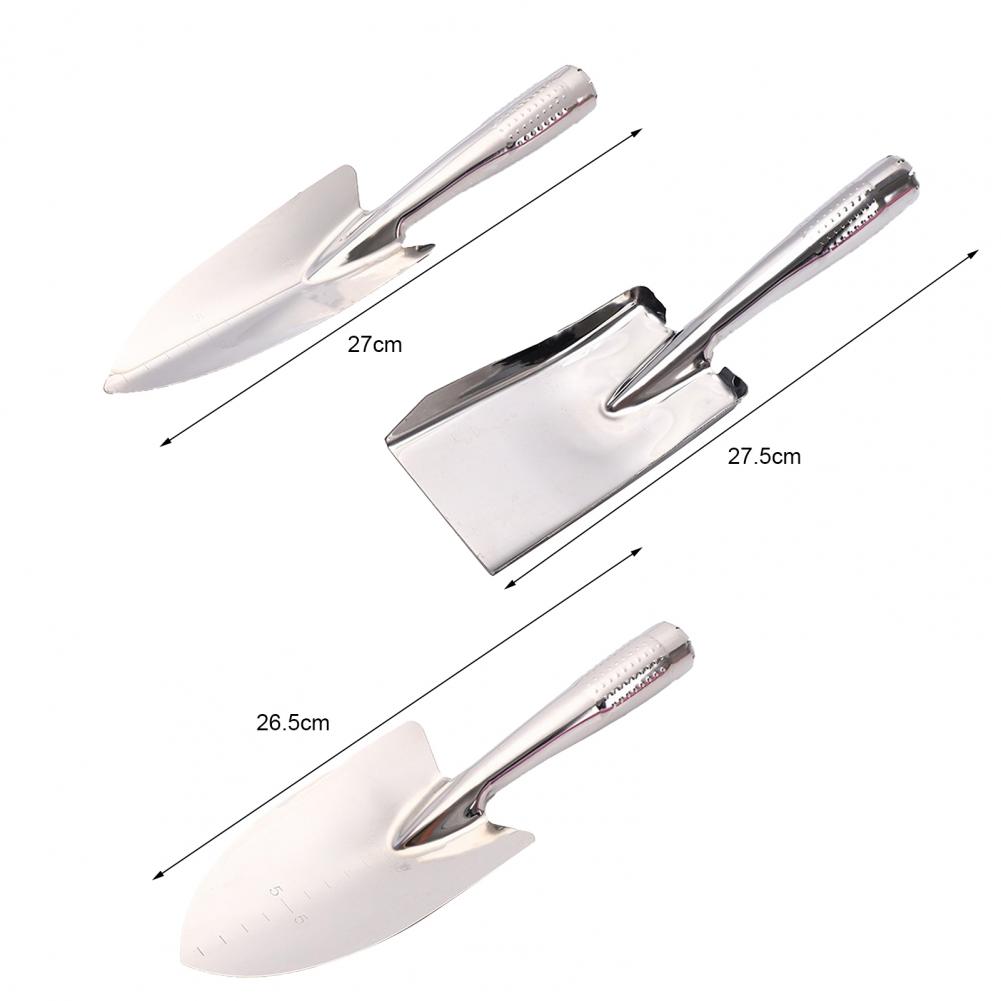 Handheld Shovel Solid Color Practical Multi-use Garden Shovel Wide Application Anti-deform Planting Shovel for Gifts