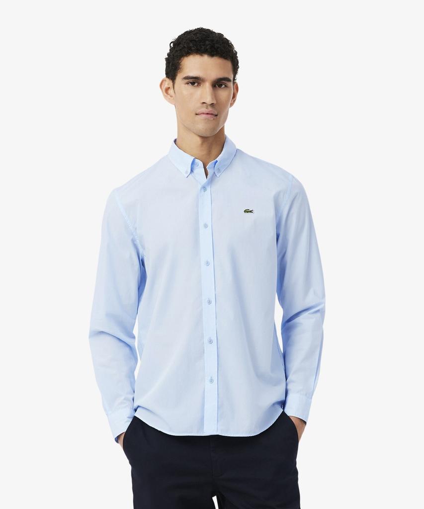 LACOSTE Men'S Light Poplin Long Sleeve Shirt Ch6250-56G T01