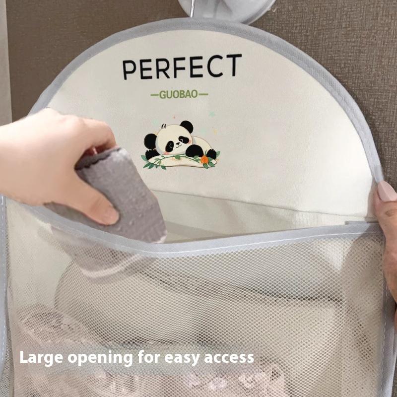 1Pcs 2/3Layer Large Capacity Storage Mesh Bag Underwear Socks Storage Bag Breathable Wardrobe Organizer With Clothes Hanger