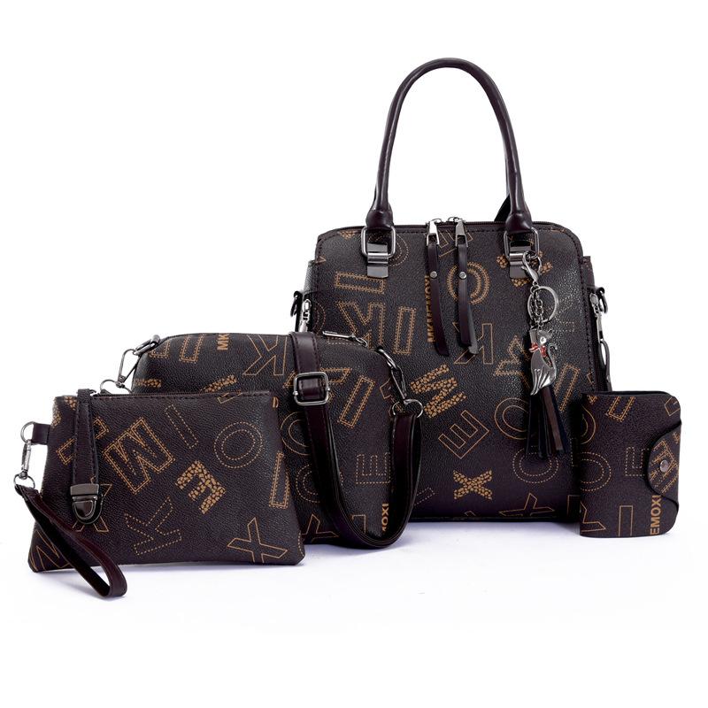 Neuer Alphabet-Mode vielseitig pendelnd hochwertig große Kapazität Tragetasche Damen Umhänge tragbar Schulter Tide