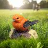 Figurines Bird Animal Model Resin Sculptural for Party Yard Decoration
