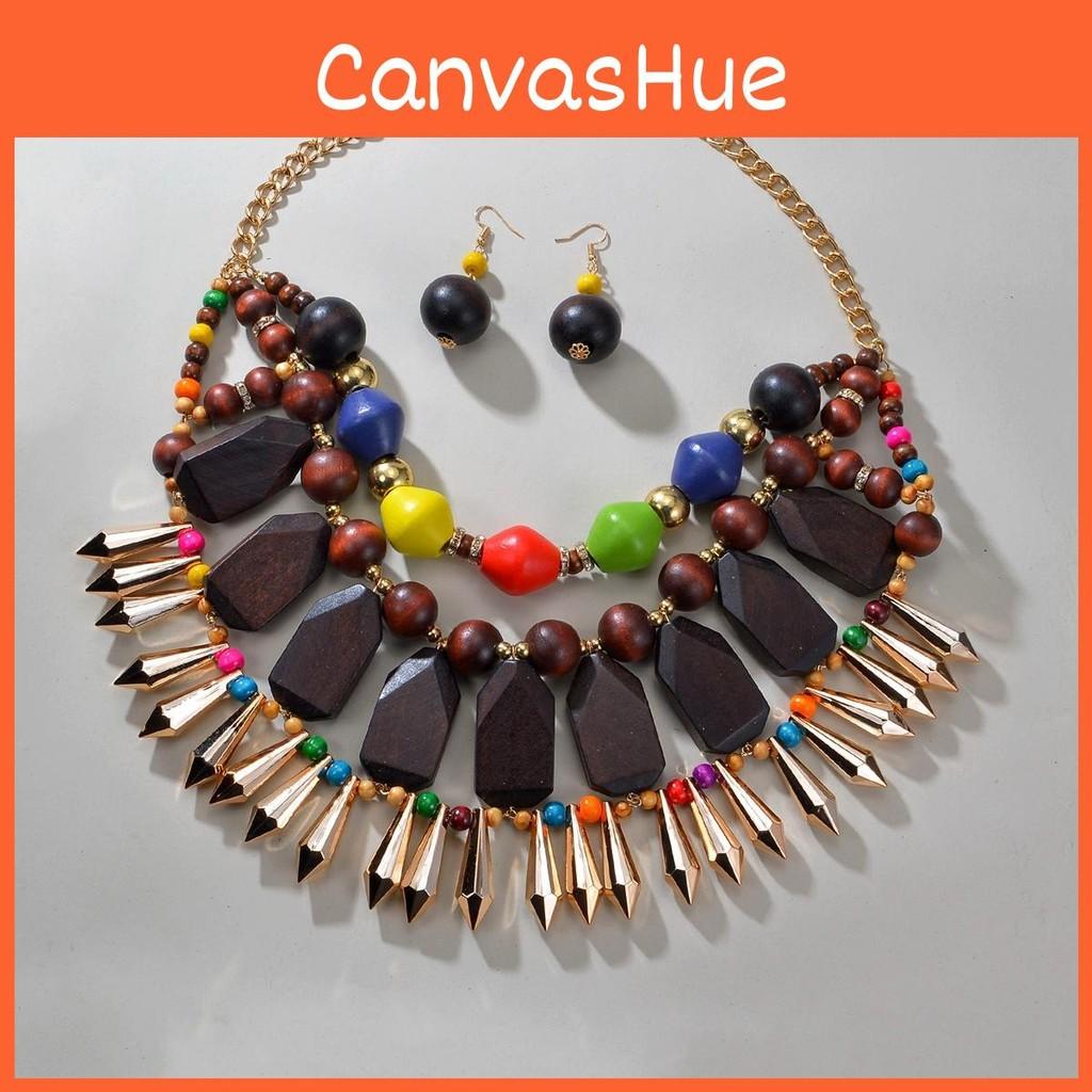 Style Unisex Bohemian Beaded Jewelry Set With Alloy Pendant And Drop Shapes For Summer Wardrobe