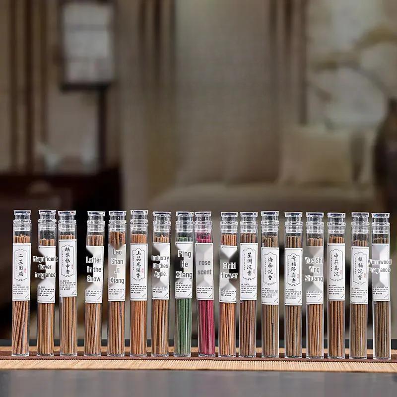 Portable Mini Indoor Incense Sticks: Pleasant Aroma for Home, Tea Room