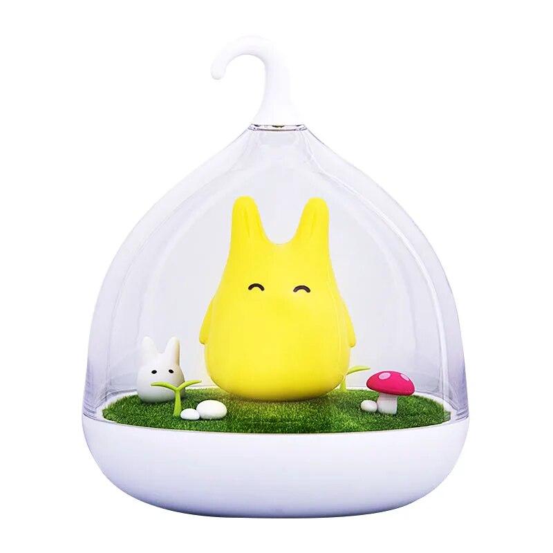 Luz nocturna, nuevo estilo, Totoro, USB, Sensor táctil portátil, LED, luz nocturna para bebé, lámpara de noche con Sensor táctil, lámpara de noche para niños