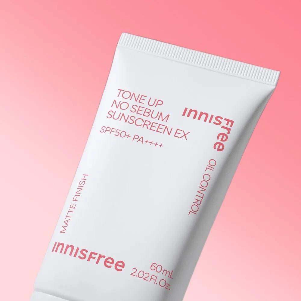 Tone-Up No-Sebum Sunscreen EX SPF50+ PA4+ 60mL 2pcs