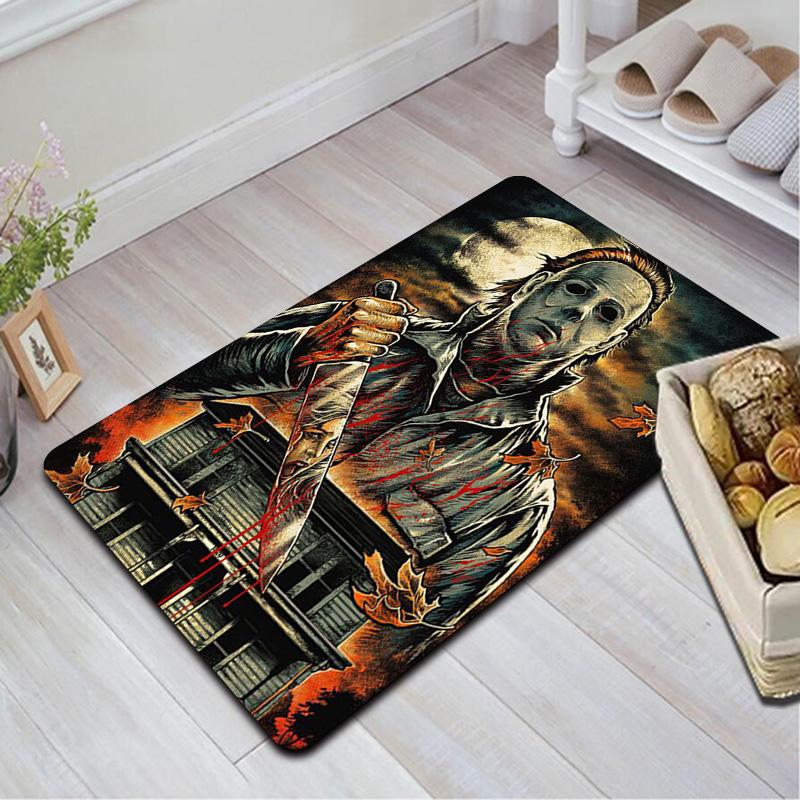 Michael Myers Rug Floor Mat for Living Room or Bedroom Soft and Comfortable Carpet a Gift for Birthday and Holiday.SFF0917415
