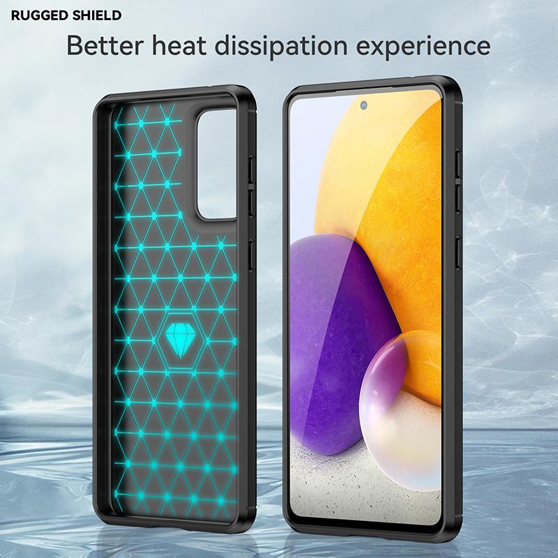 For Samsung Galaxy A73 5G Case Silicon Carbon Fiber Back Cover For Samsung A73 A53 A33 A52 A32 A22 A12 Case For Samsung A73 Case