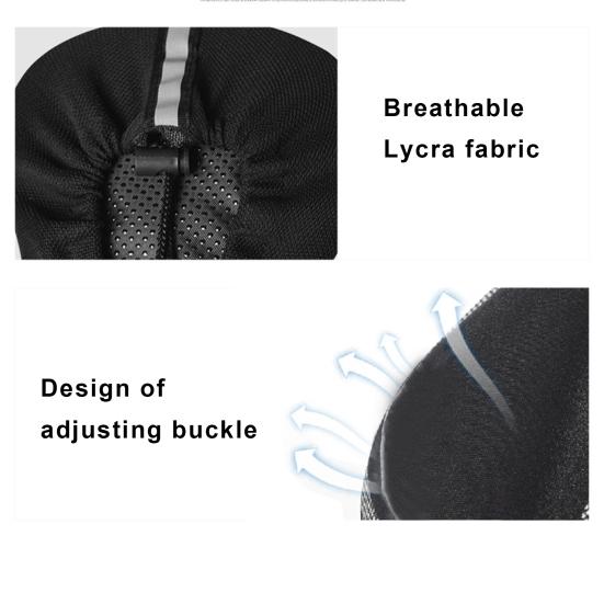 Pokrowiec na siodełko rowerowe Odporny na zużycie, antypoślizgowy Regulowana taśma mocująca Bezpieczny Uniwersalny Łatwy w montażu Pokrowiec na siodełko rowerowe