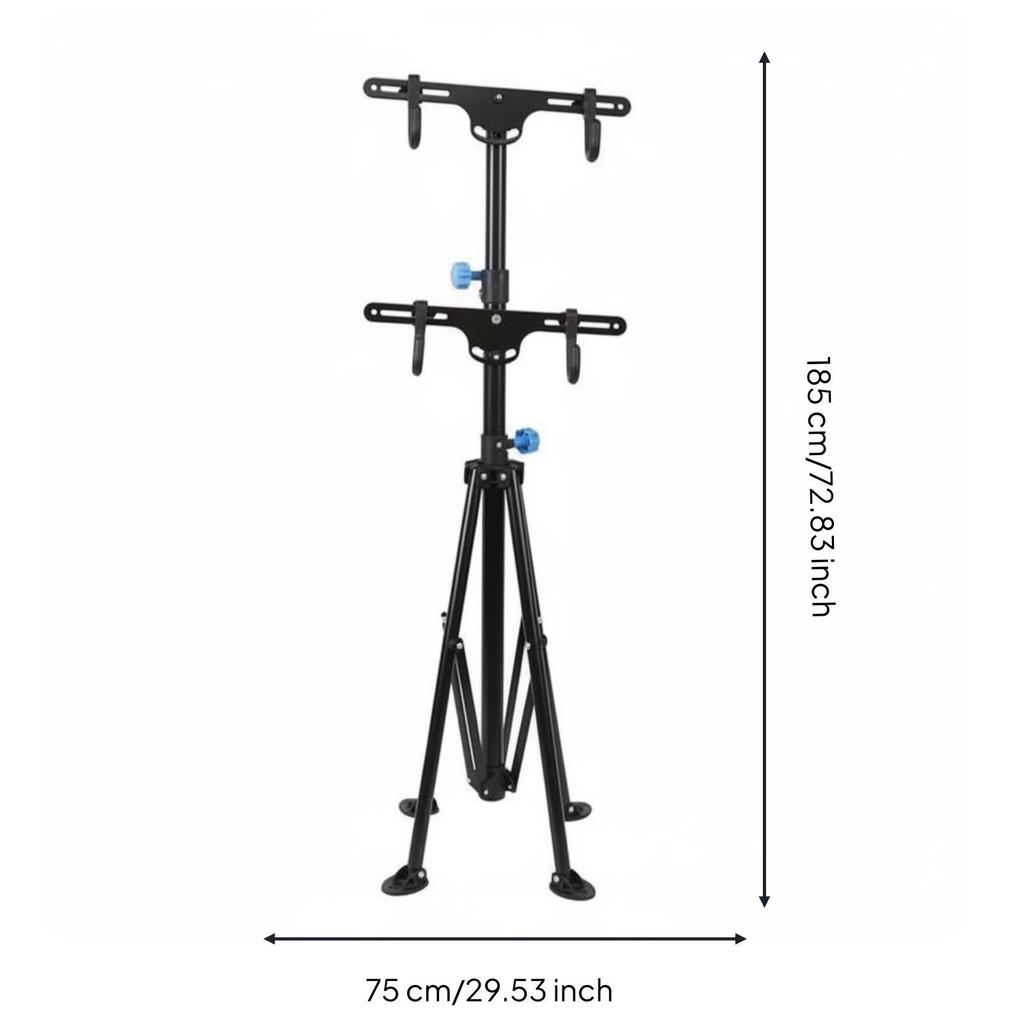 Space Saving Bicycle Repair Stand Foldable Bike Maintenance Rack Tool for Travel