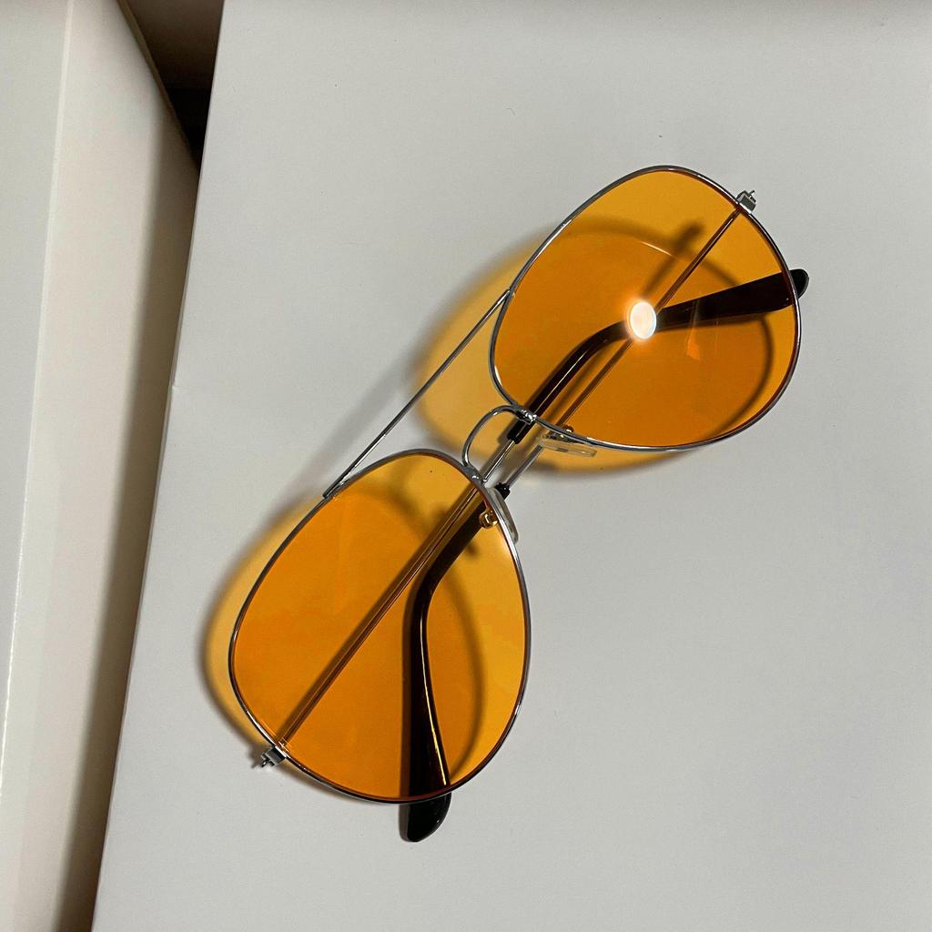 Vintage Aviator Unisex Sunglasses - Model 3025 Frog Eye