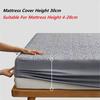 King Queen Size Good Waterproof Quilted Mattress Cover Anti-mite Air-Permeable Bed Pad Cover Not Including Pillowcase