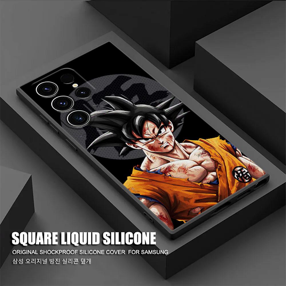 D-Dragon Ball Goku Logo Phone Case For Samsung Galaxy S25 S24 S23 S20 S21 FE S26 S22 Ultra 5G S26 Plus S25FE Soft Silicone Cover
