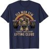 Old Man Gym Respect Your Elders Lifting Clubs Weightlifting Summer Cotton O-neck T-Shirt