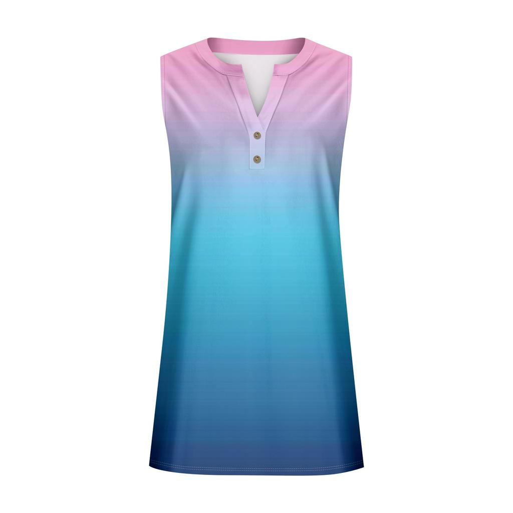 Women's Cotton And Linen Dress Summer Sleeveless Comfortable Travel Beach Dress Fashionable Spring And Summer Vacation Wear