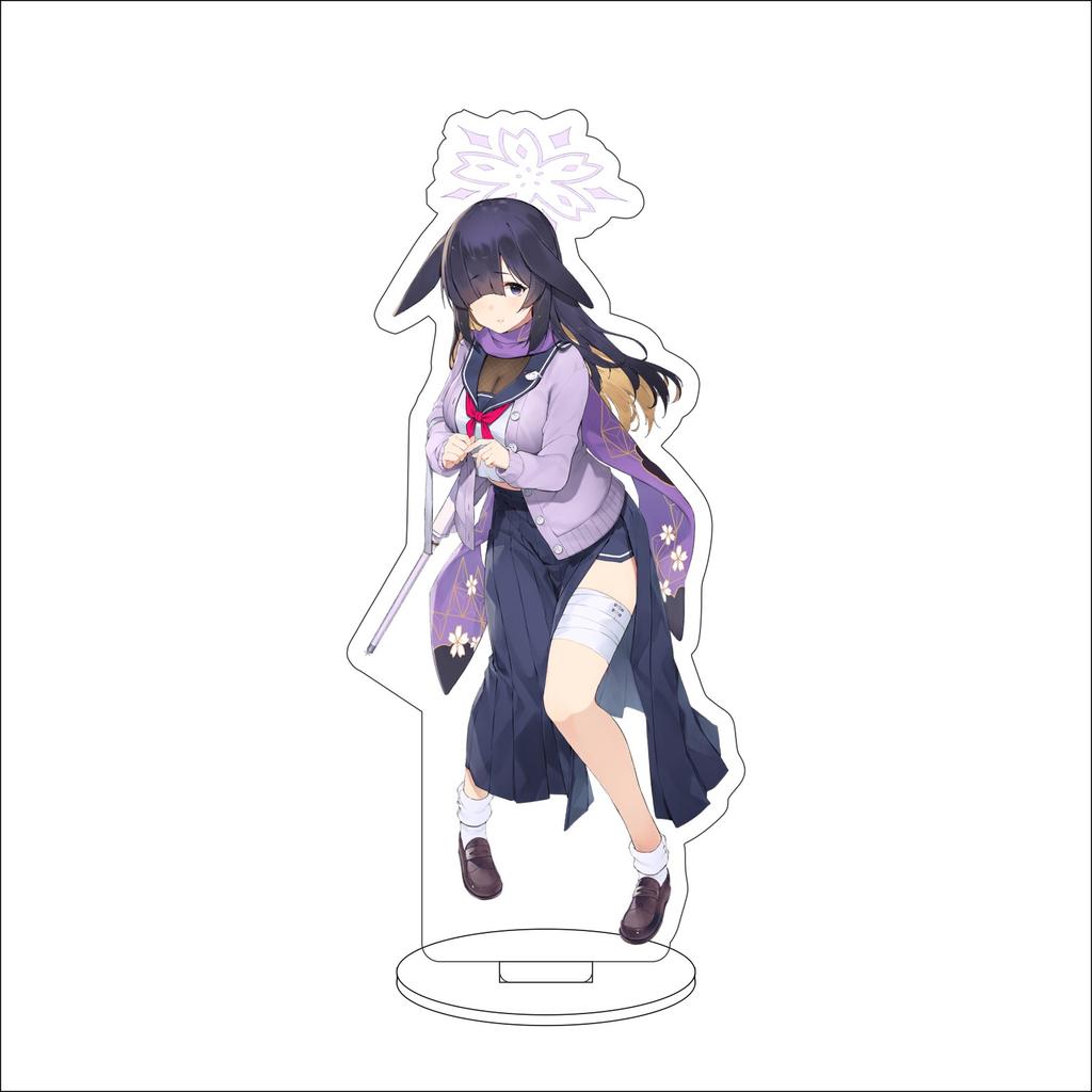 16CM Anime Blue Archive The Animation  Cosplay Acrylic Stand Ornaments Okusora Ayane Sorasaki Hina Figure Stand Halloween Gifts